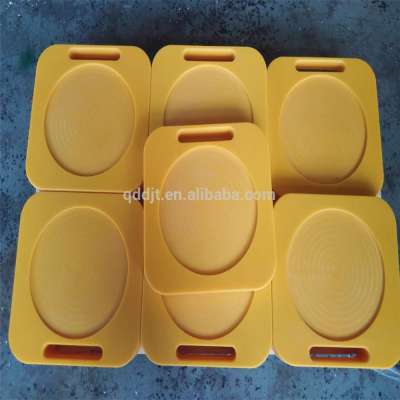 Anti Slip UHMWPE Crane Outrigger Pad / Stabilizer Pad / Uhmwpe Plates